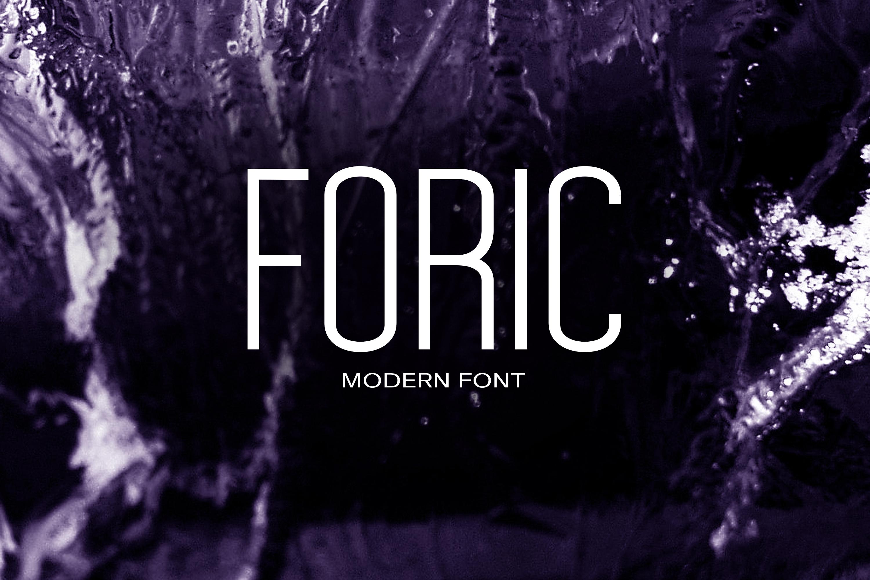 Foric Font