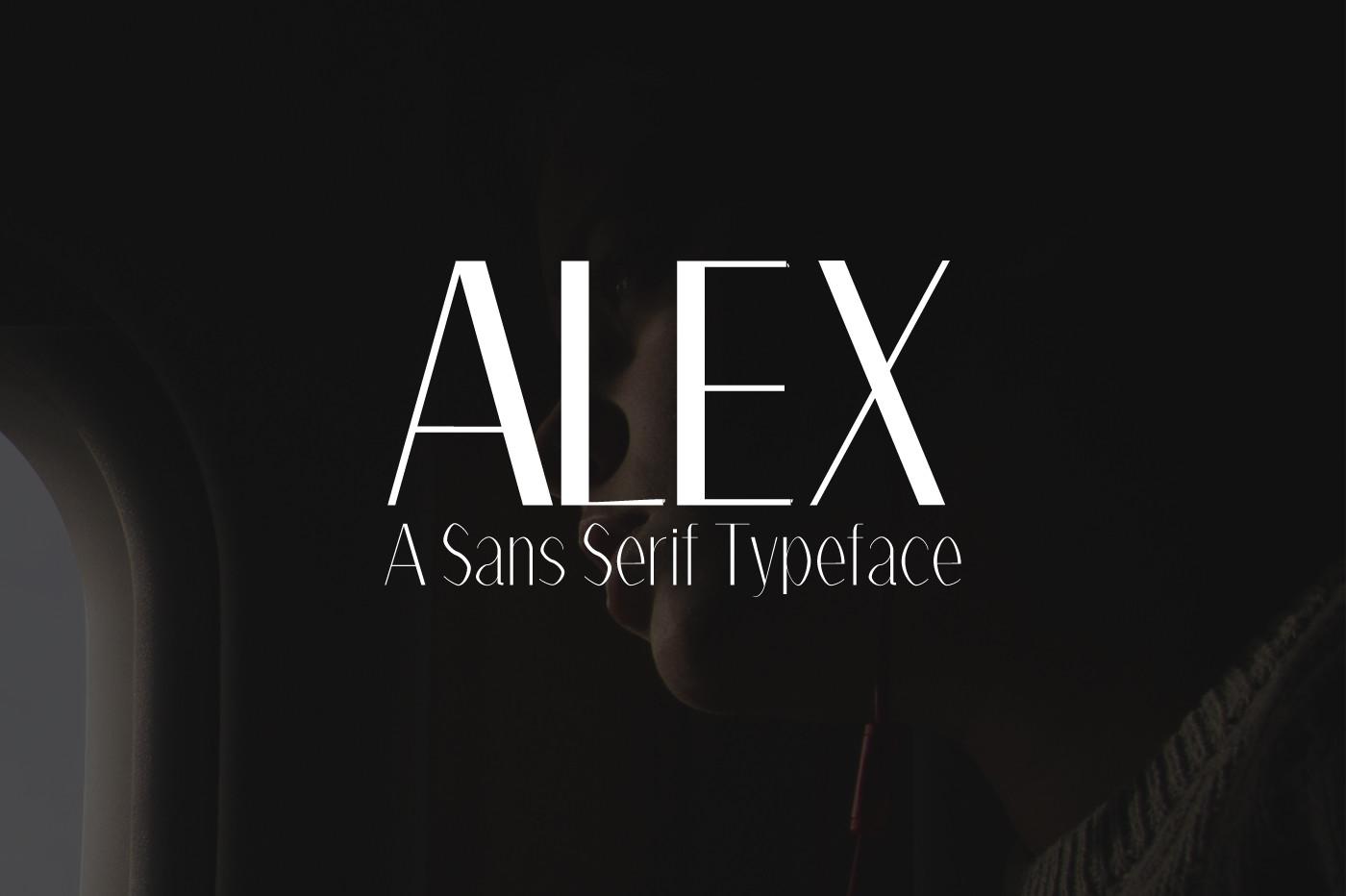 Alex Family Font