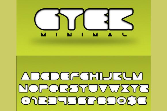 Gtek Minimal Font