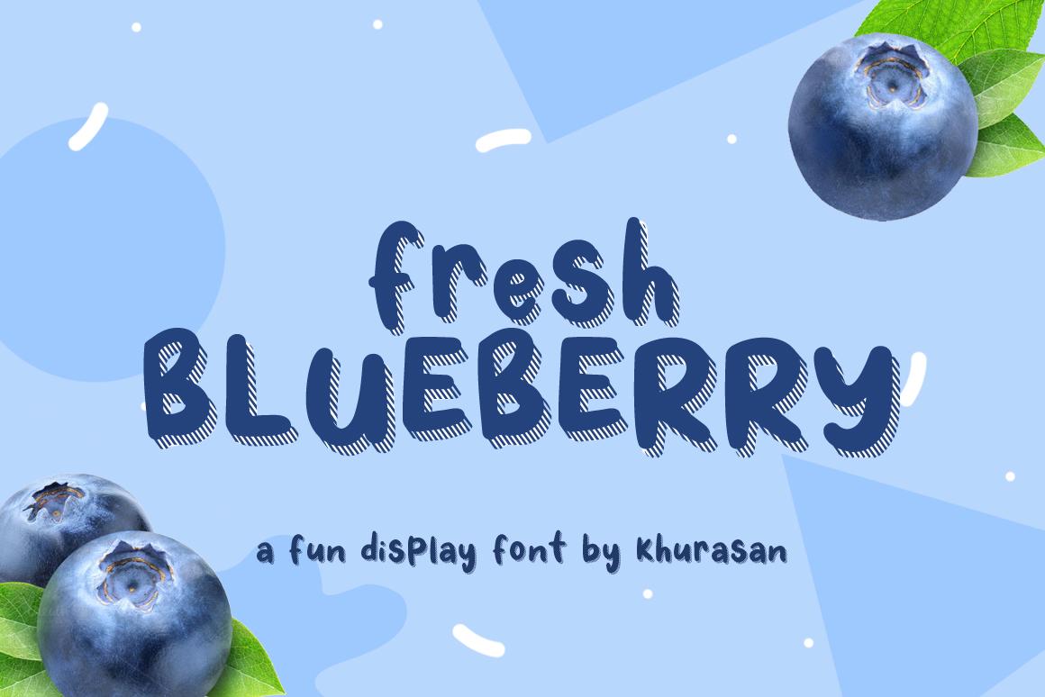 Fresh Blueberry Font