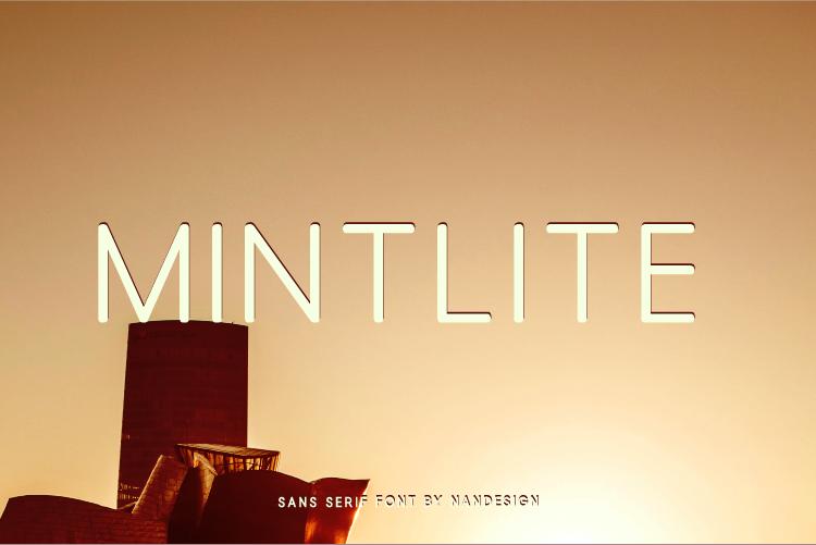 Mintlite Font