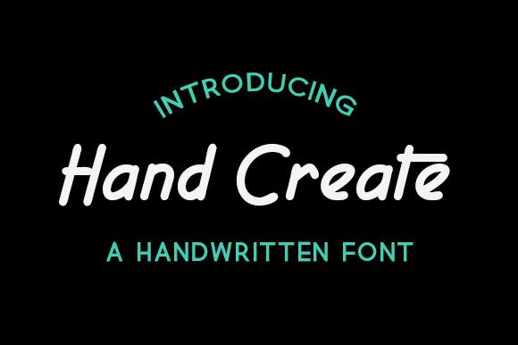 Hand Create Font