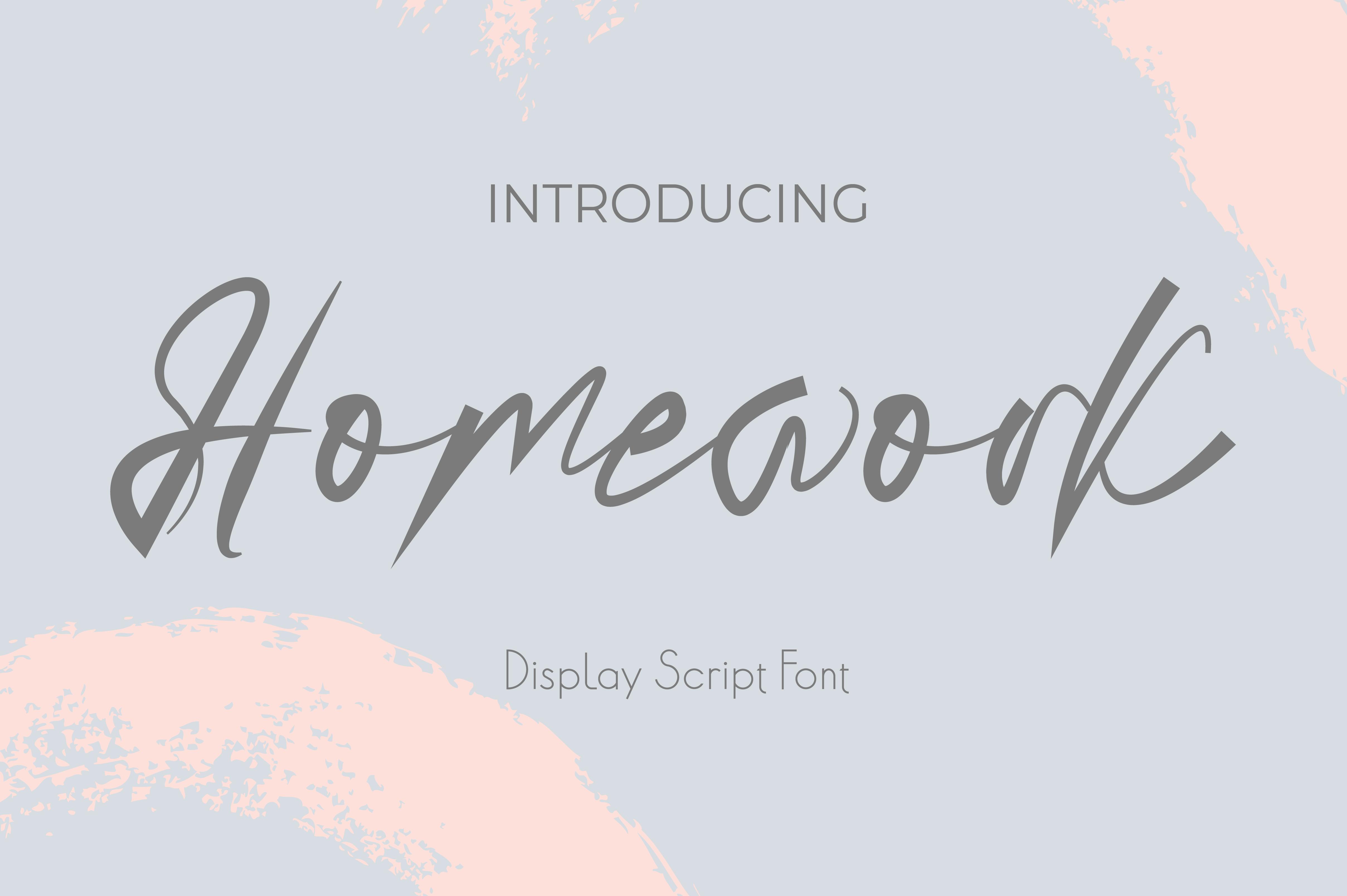 Homework Font