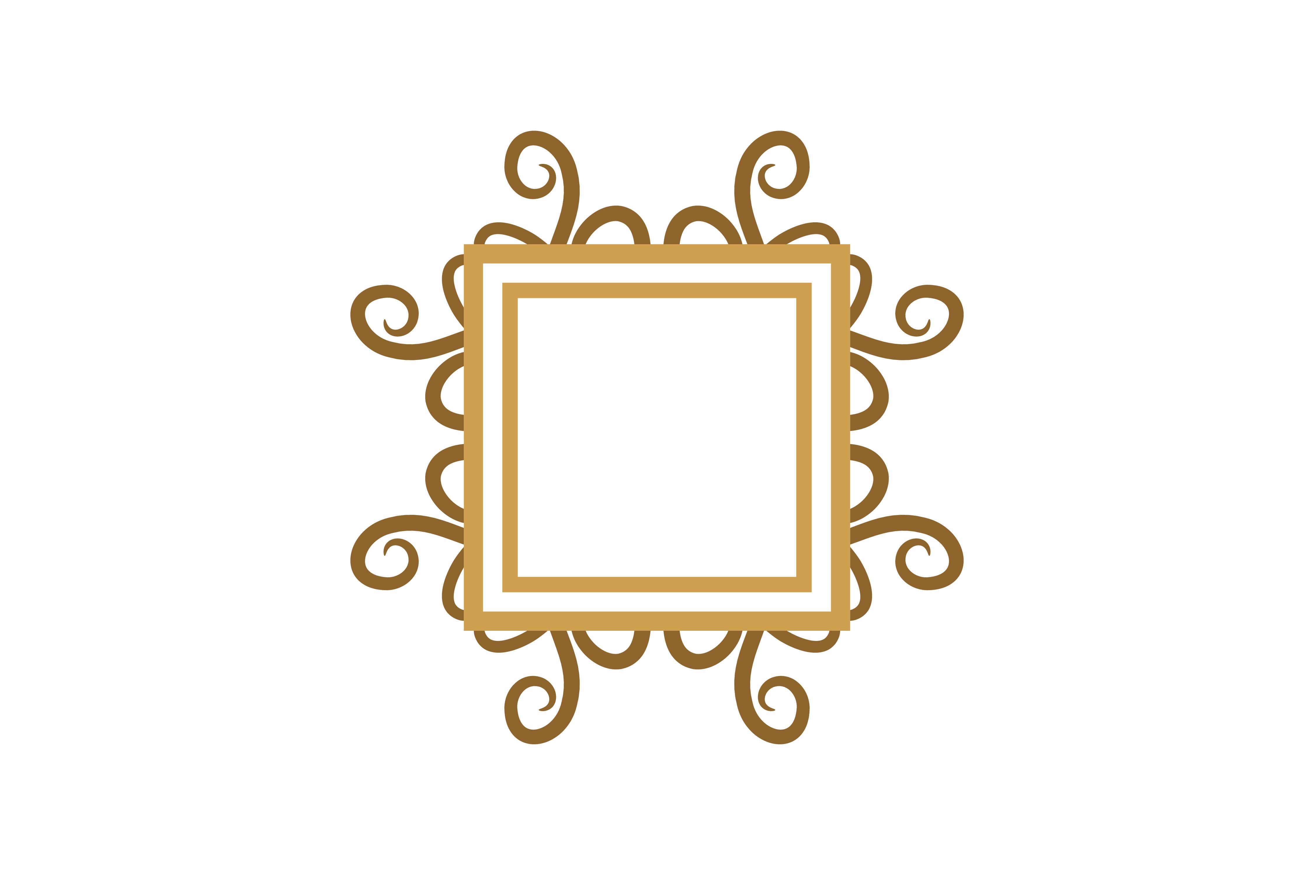 Frame Floral Decorative