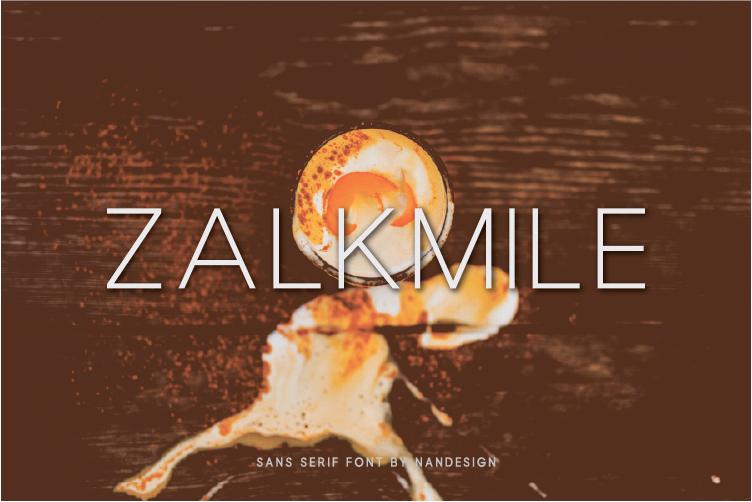 Zalkmile Font