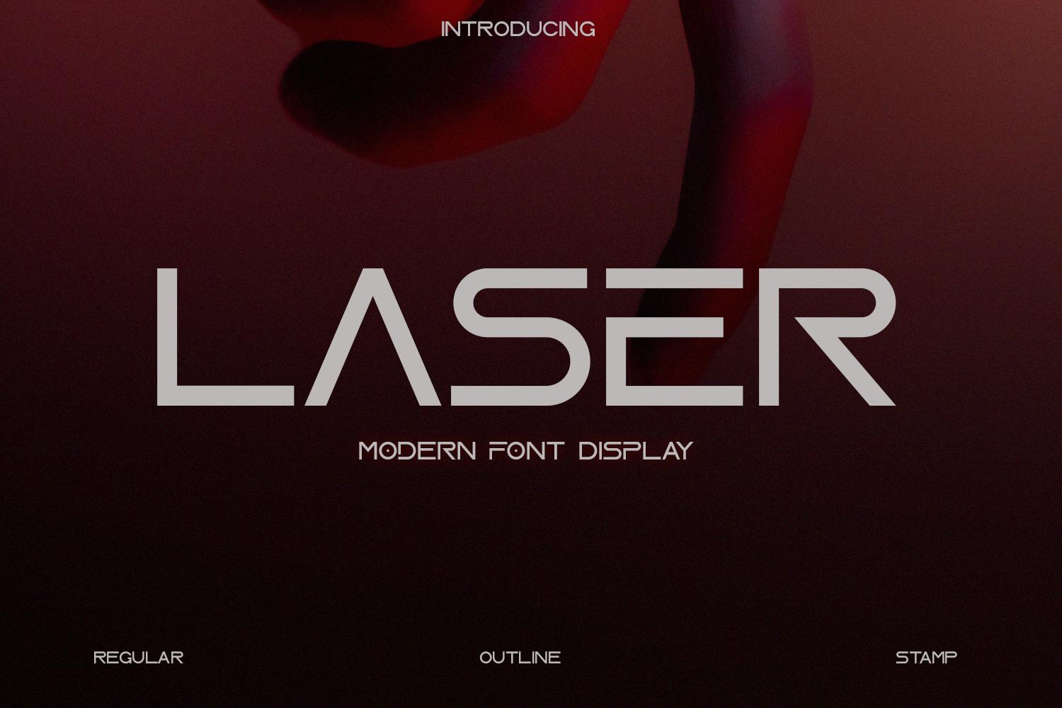 Laser Font