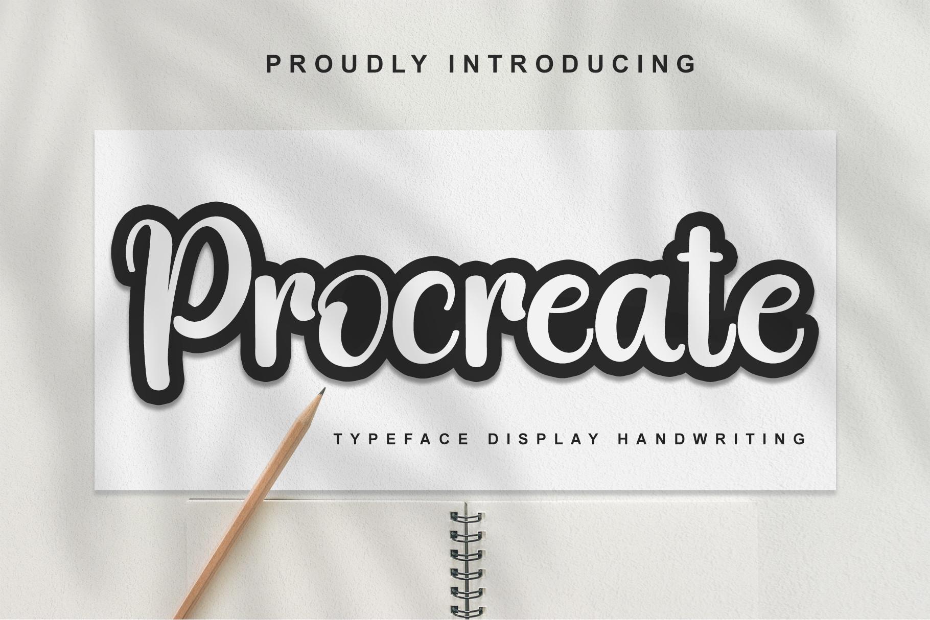 Procreate Font