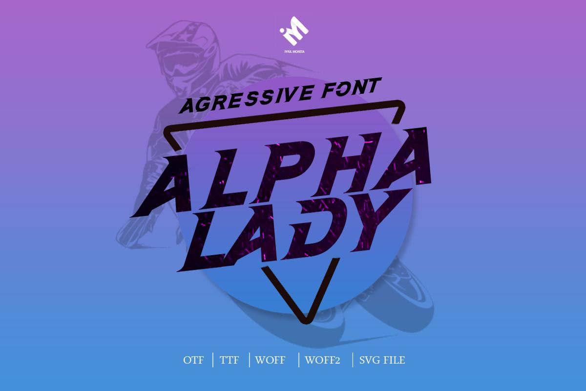 Alpha Lady Font
