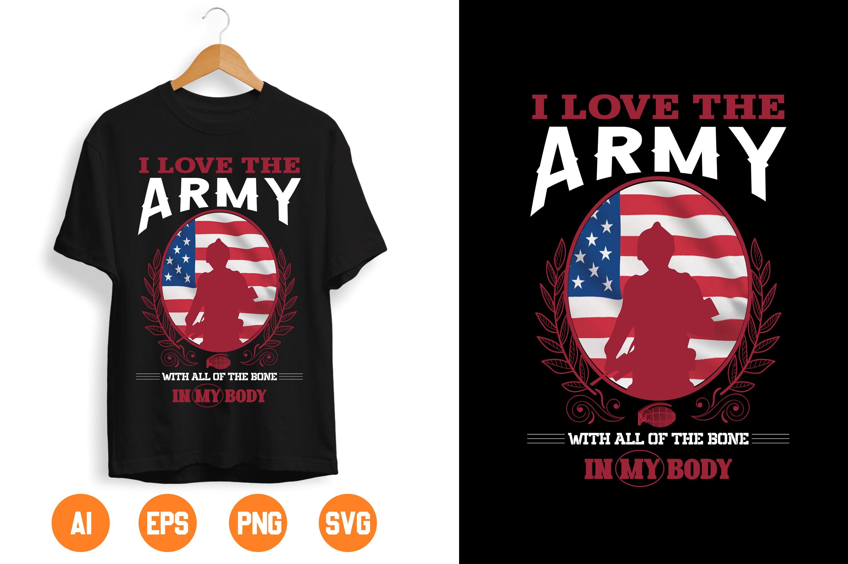 USA Army T-shirt Design 13