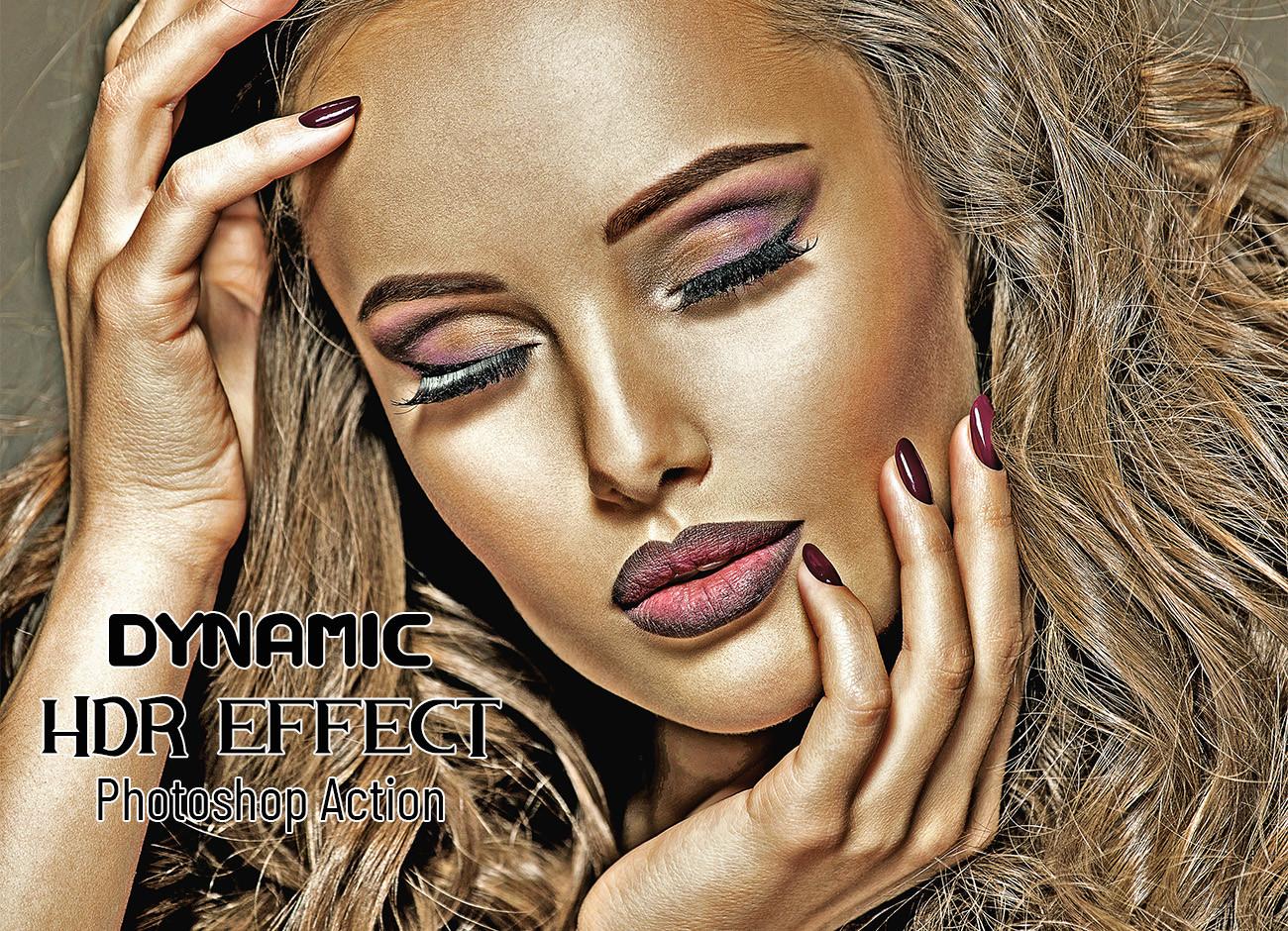 Dynamic HDR Effect Photoshop Action