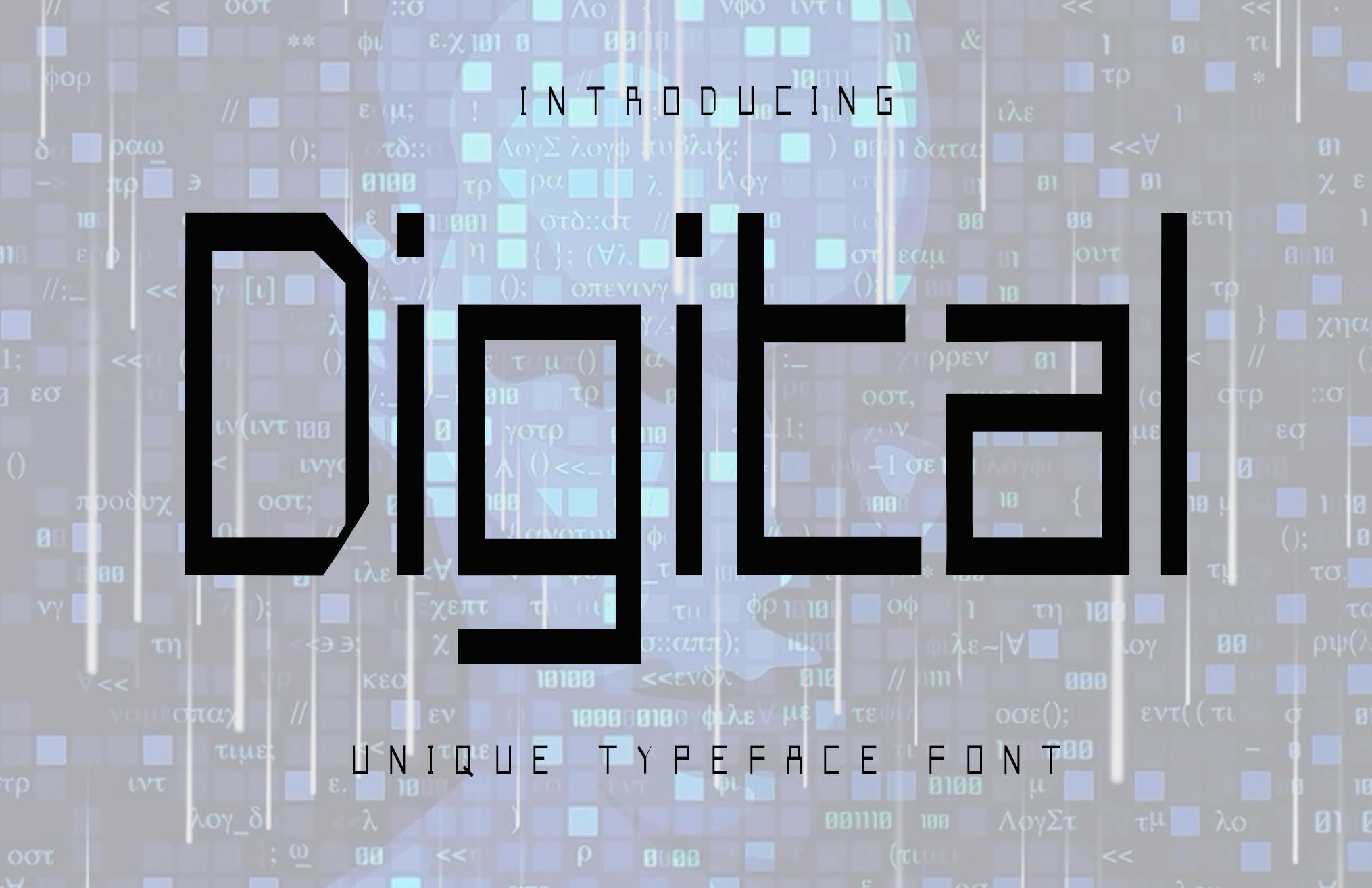 Digital Font