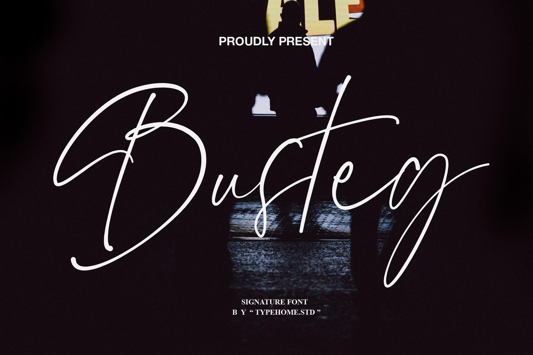 Busteg Font