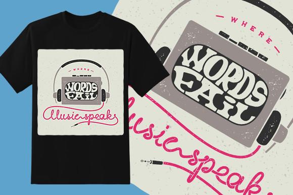 Headphone T Shirt Design