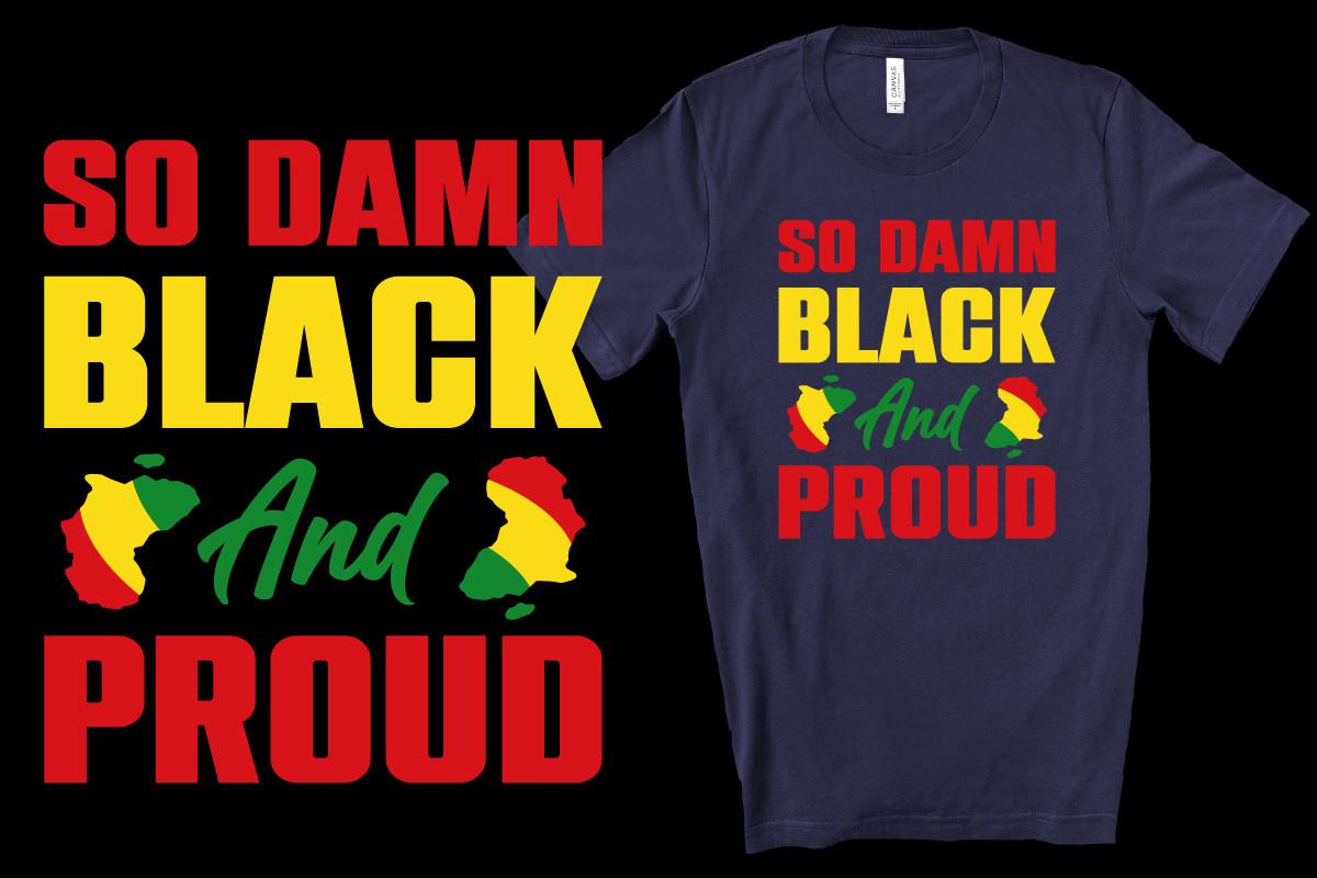 Black History T-Shirt Design