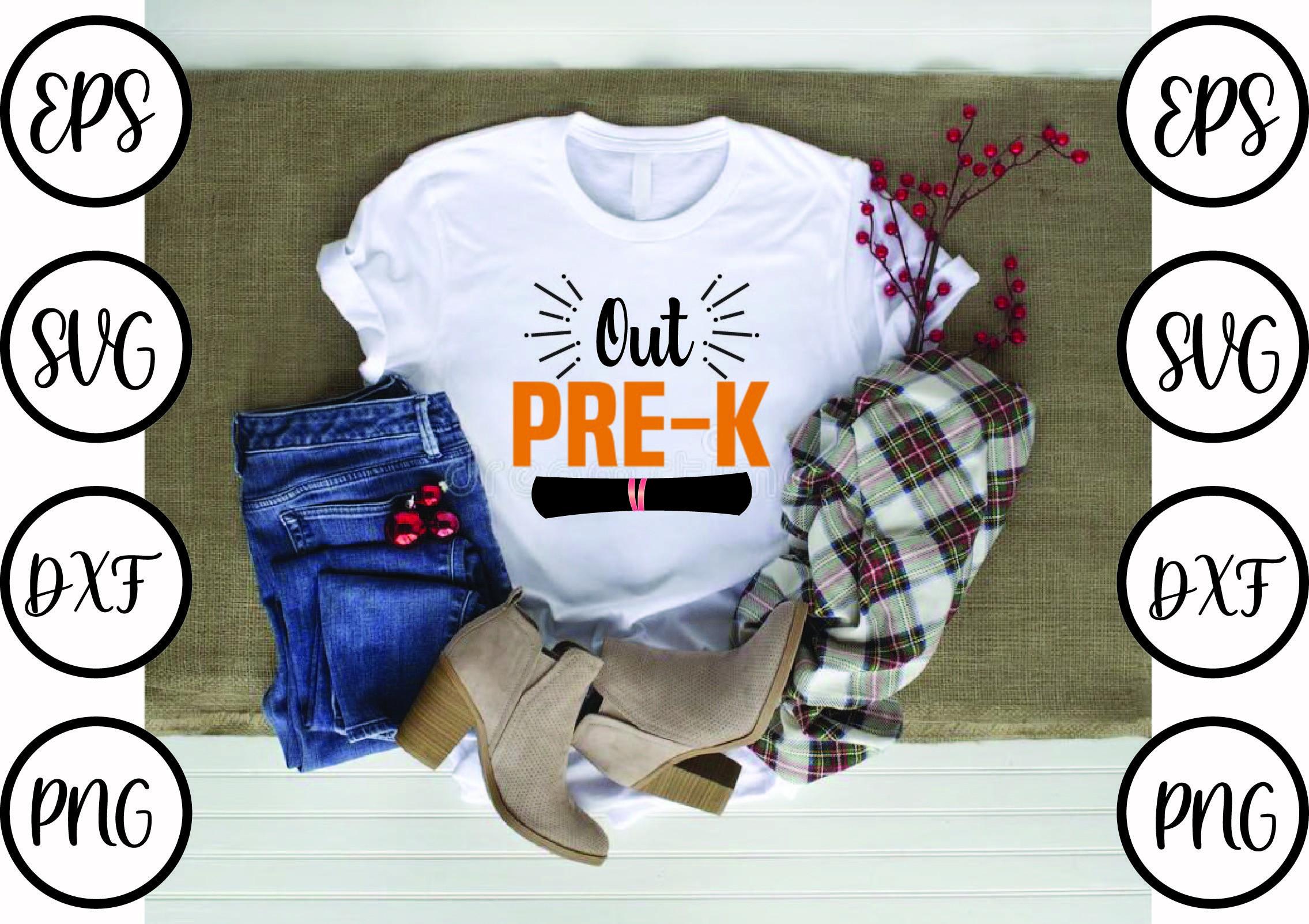 Graduation Svg Design,out Pre-k