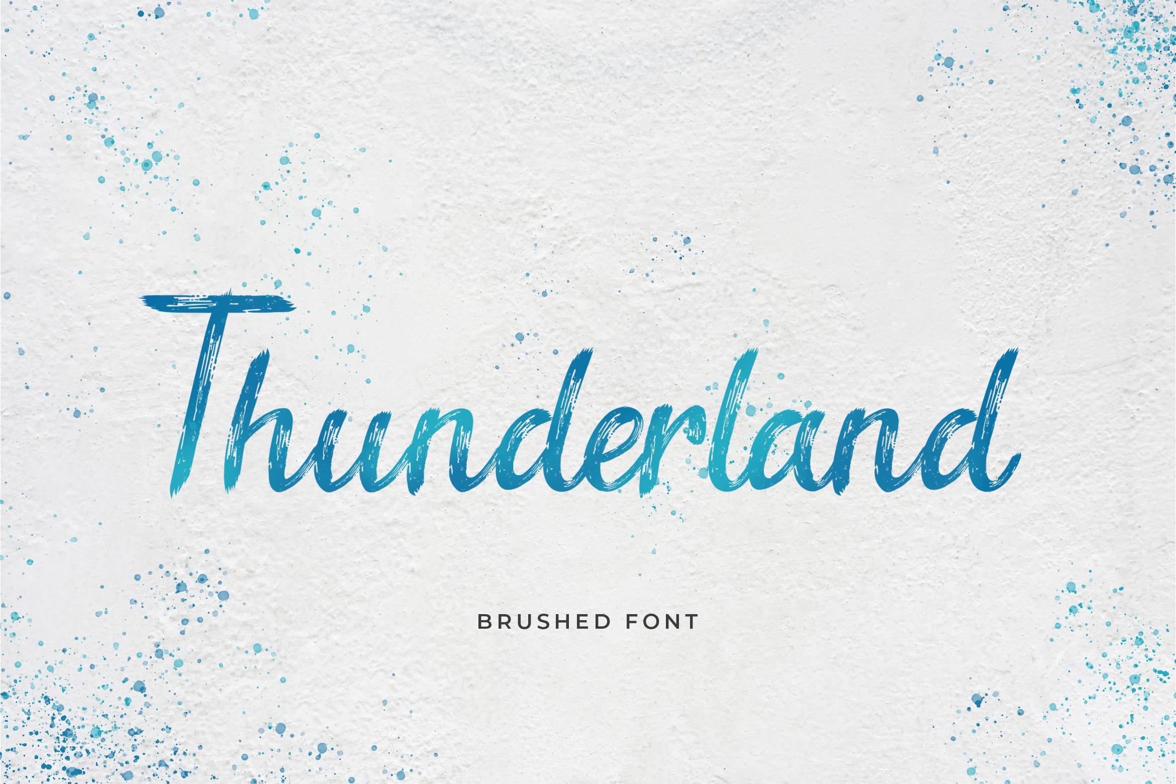 Thunderland Font