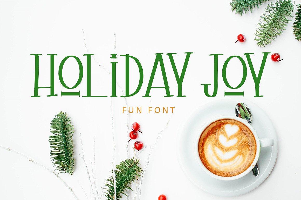 Holiday Joy Font
