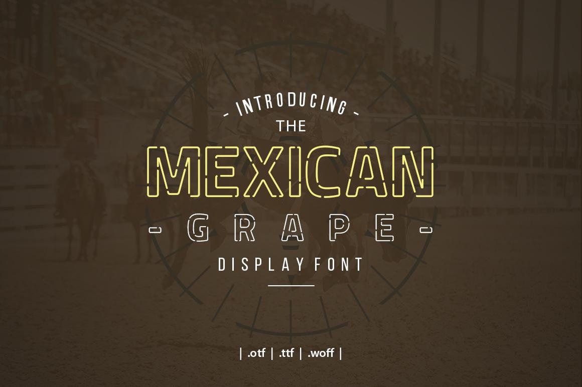 Mexican Grape Font