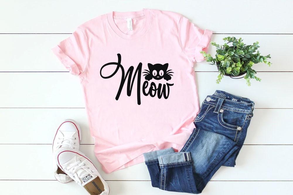 Cat Svg Design, Meow