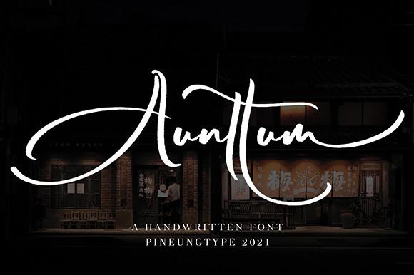Aunttum Font