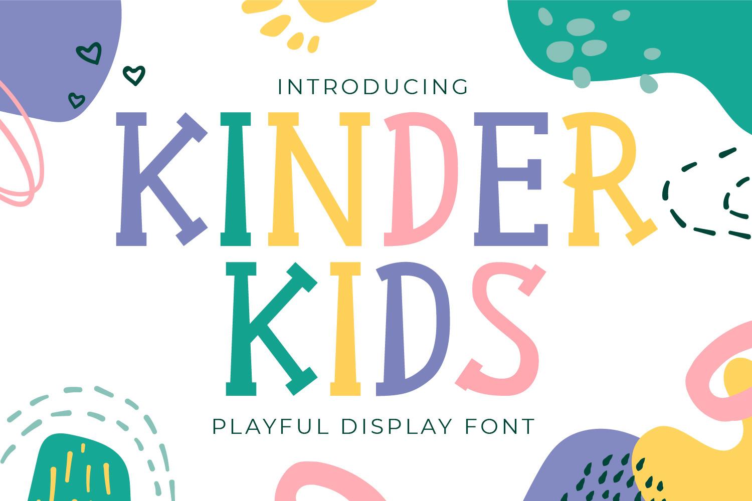 Kinder Kids Font