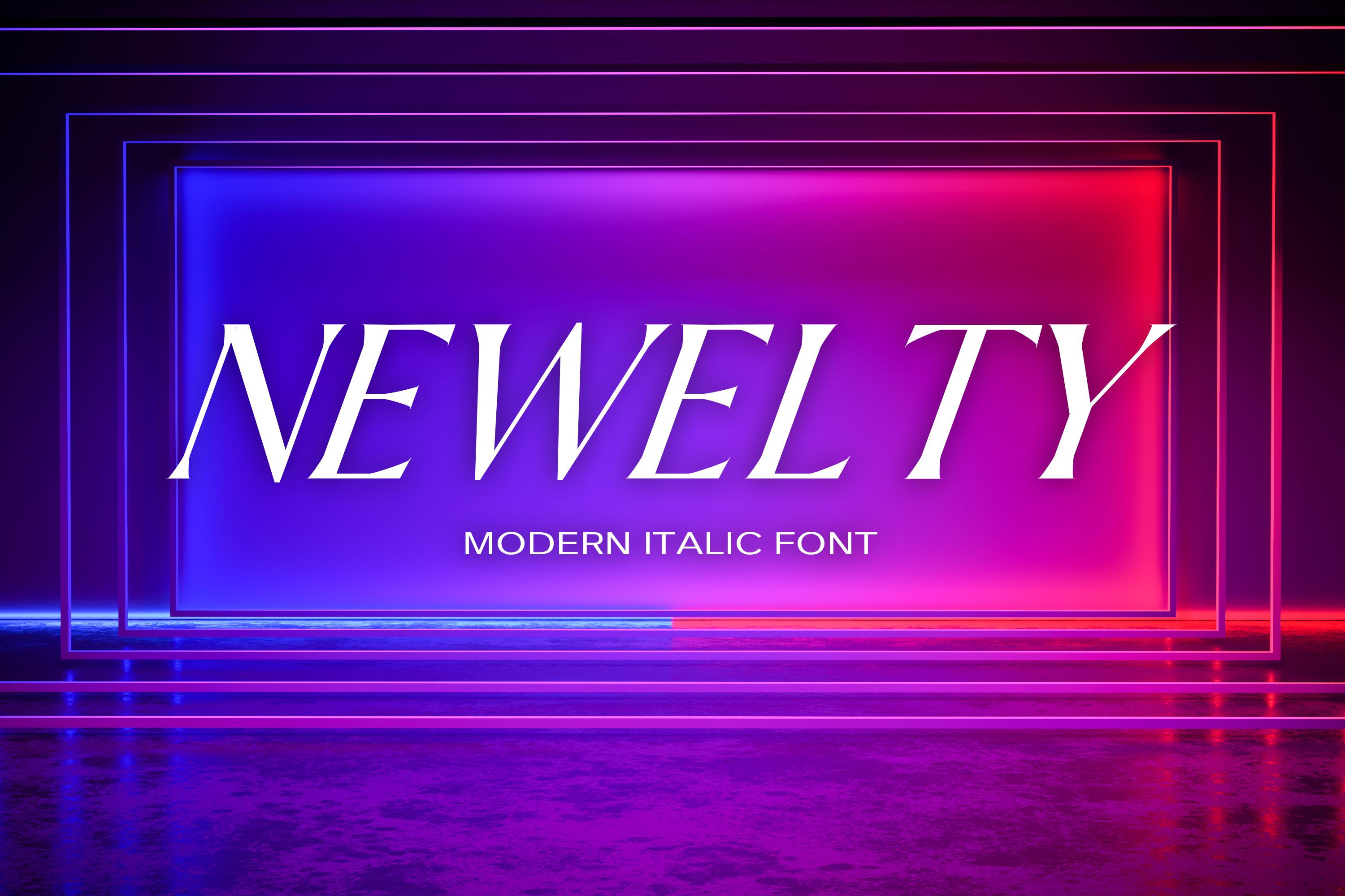 Newelty Font