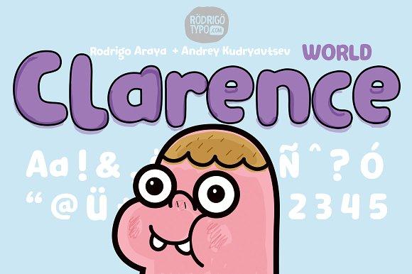 Clarence World Font