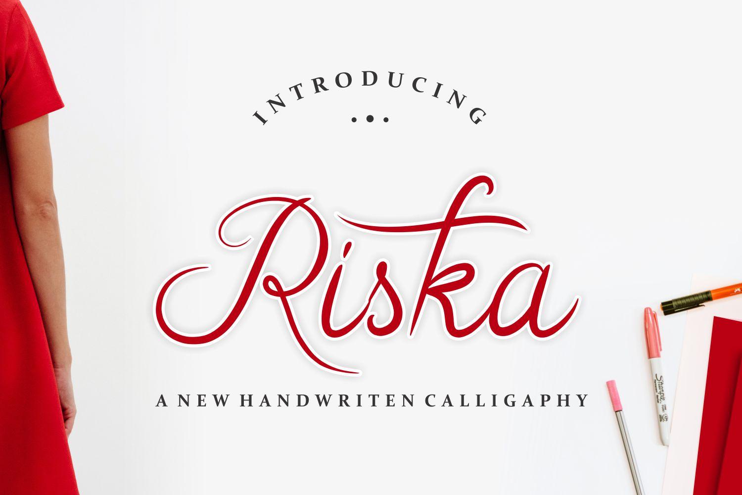 Riska Script Font