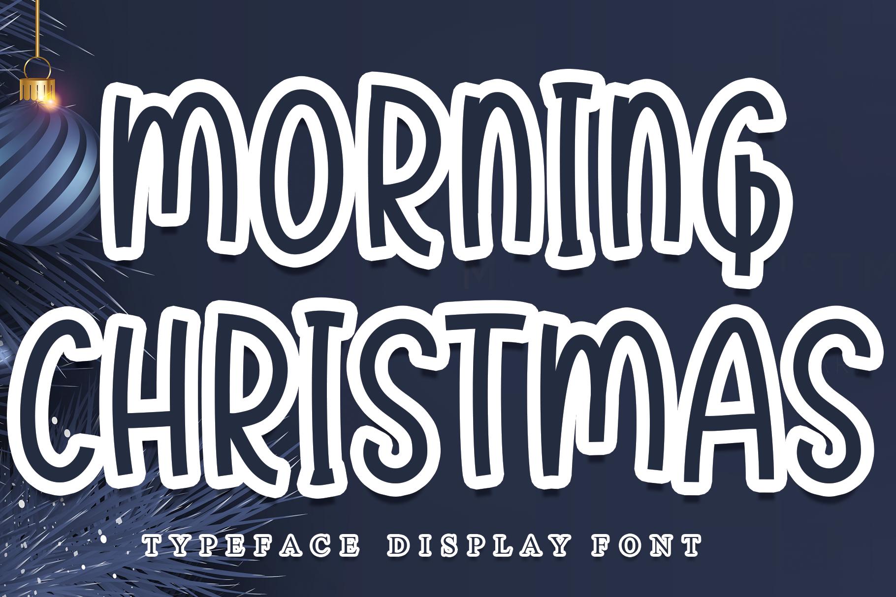Morning Christmas Font