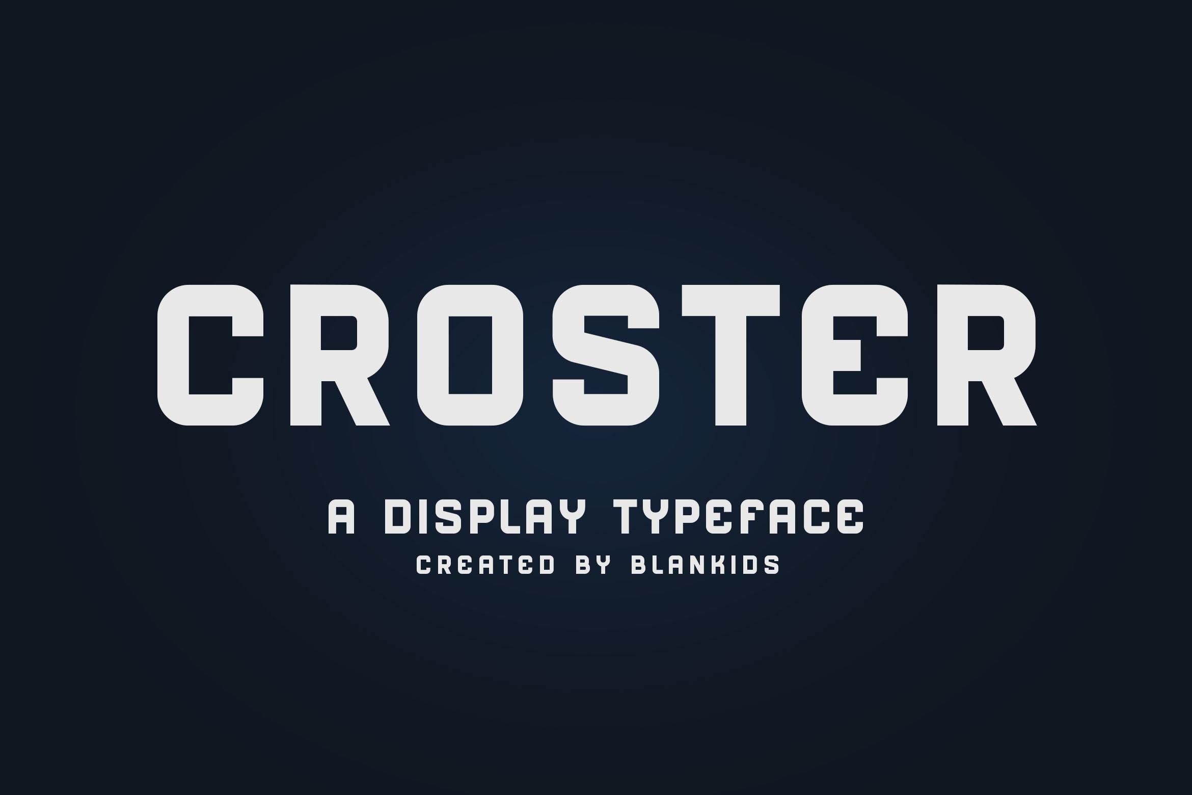 Croster Font
