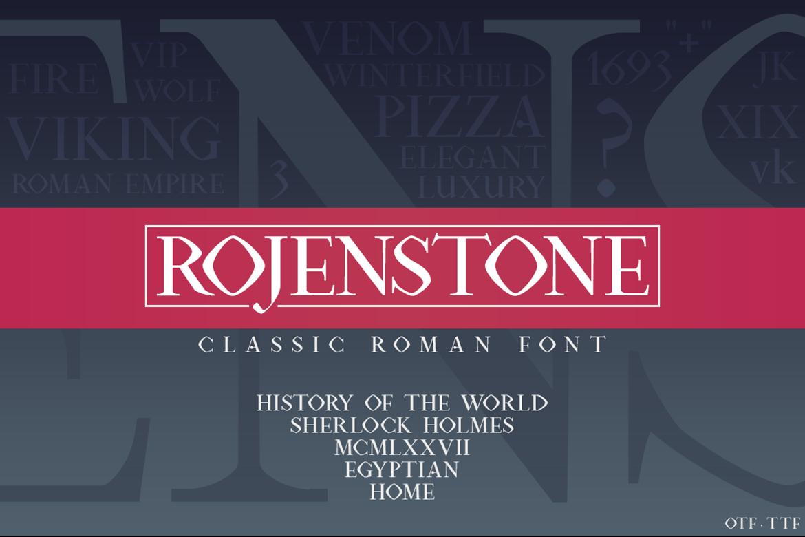 Rojenstone Font