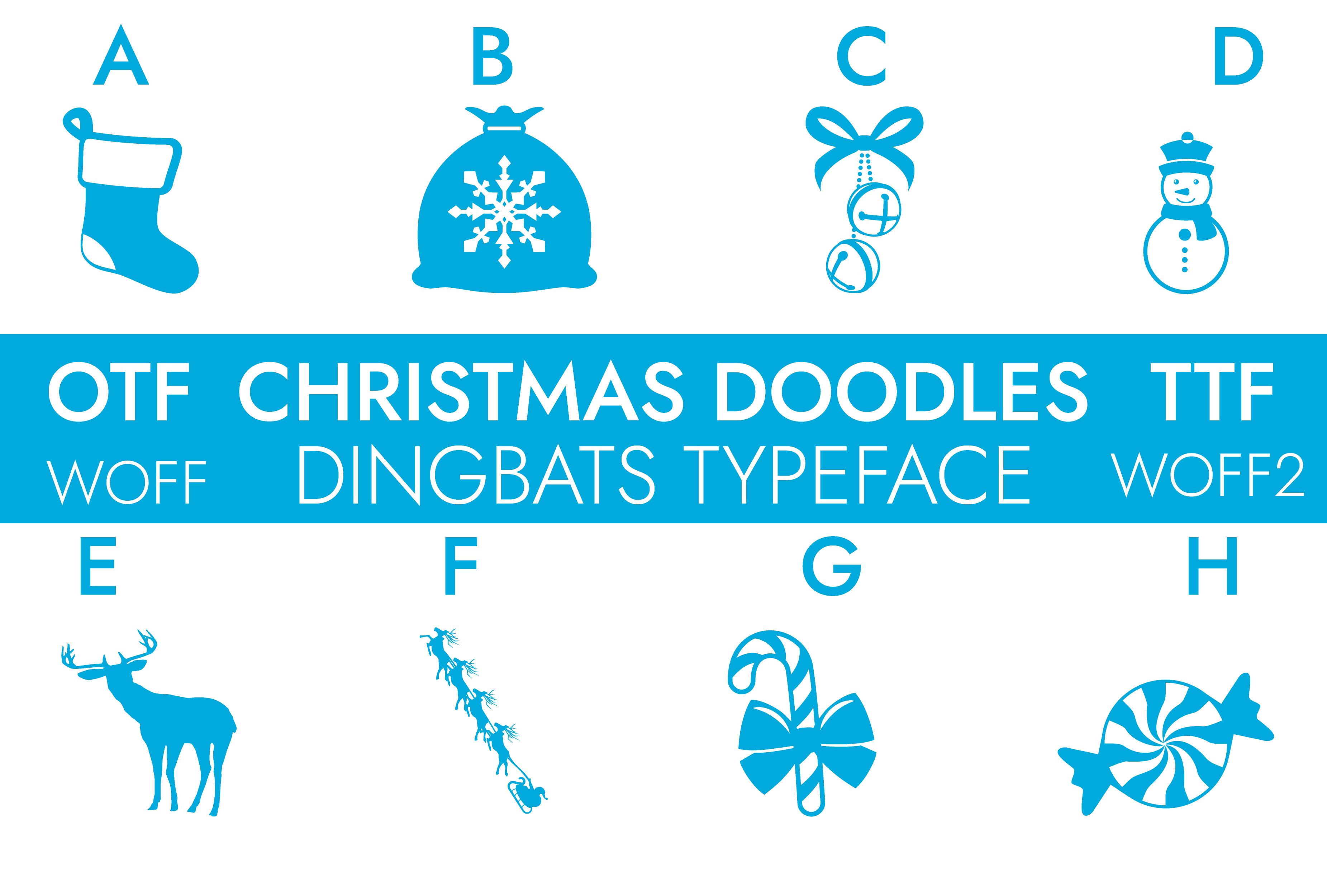 Christmas Doodle Font