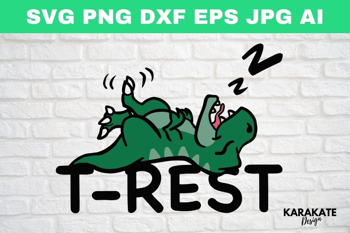 T-Rex T-Rest, Cute Sleeping Dinosaur