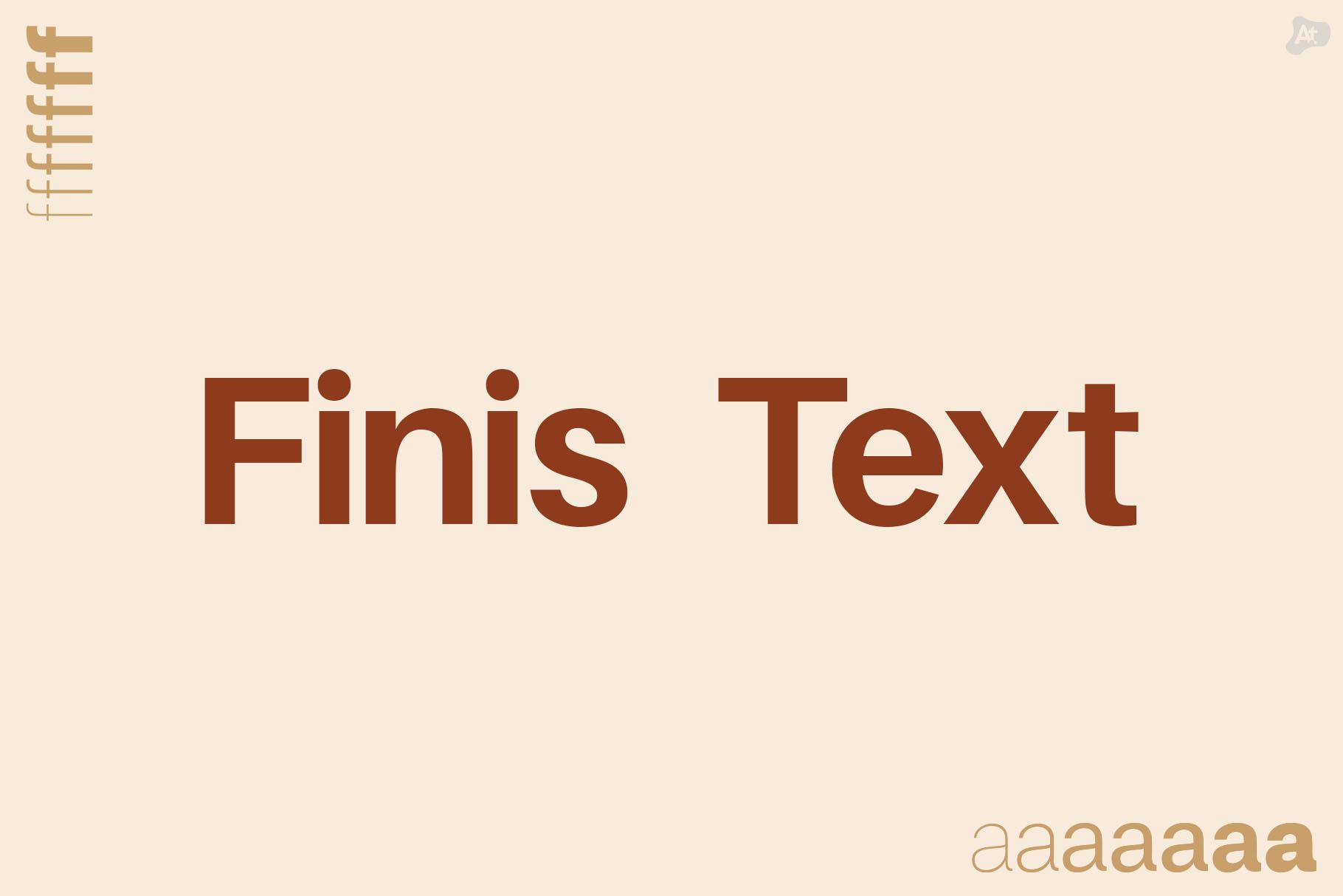 Finis Text Font