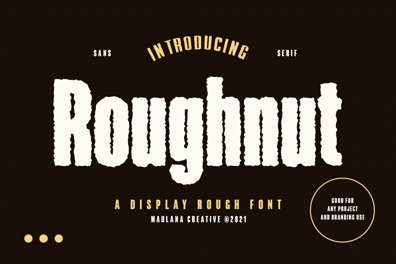 Roughnut Font