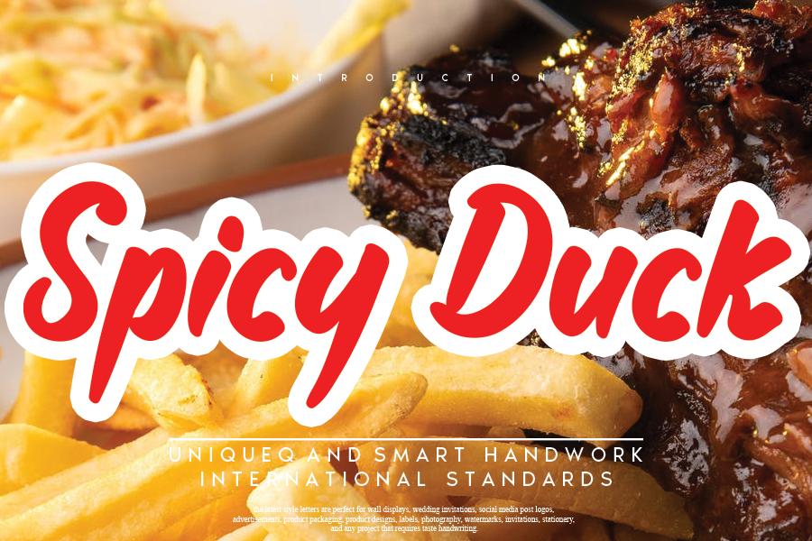 Spicy Duck Font