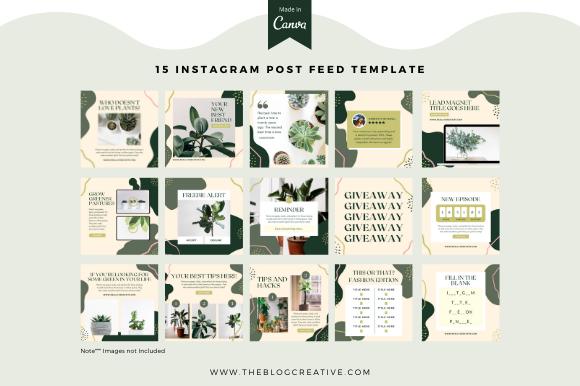 Abstract Shapes Instagram Posts Canva