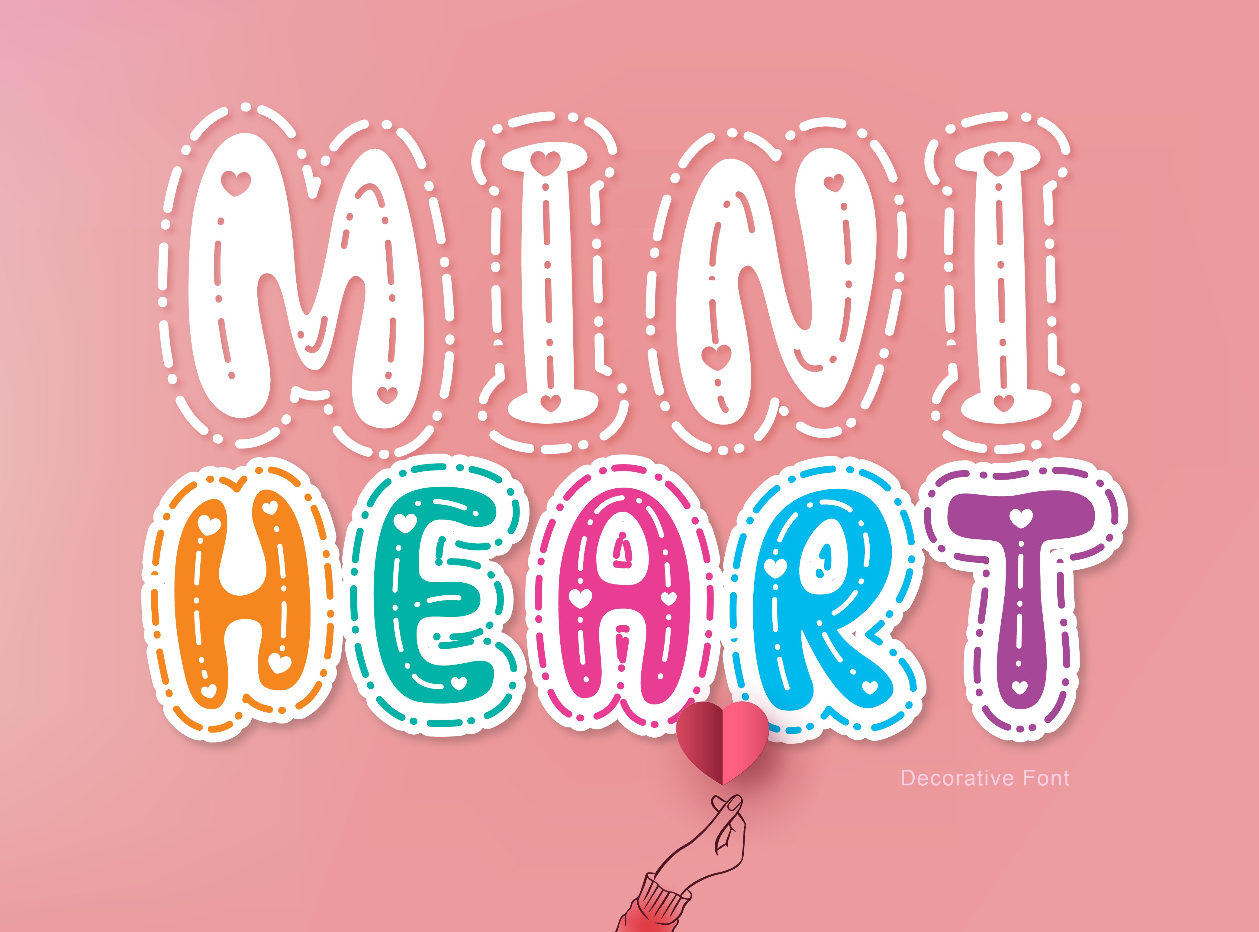 Mini Heart Font