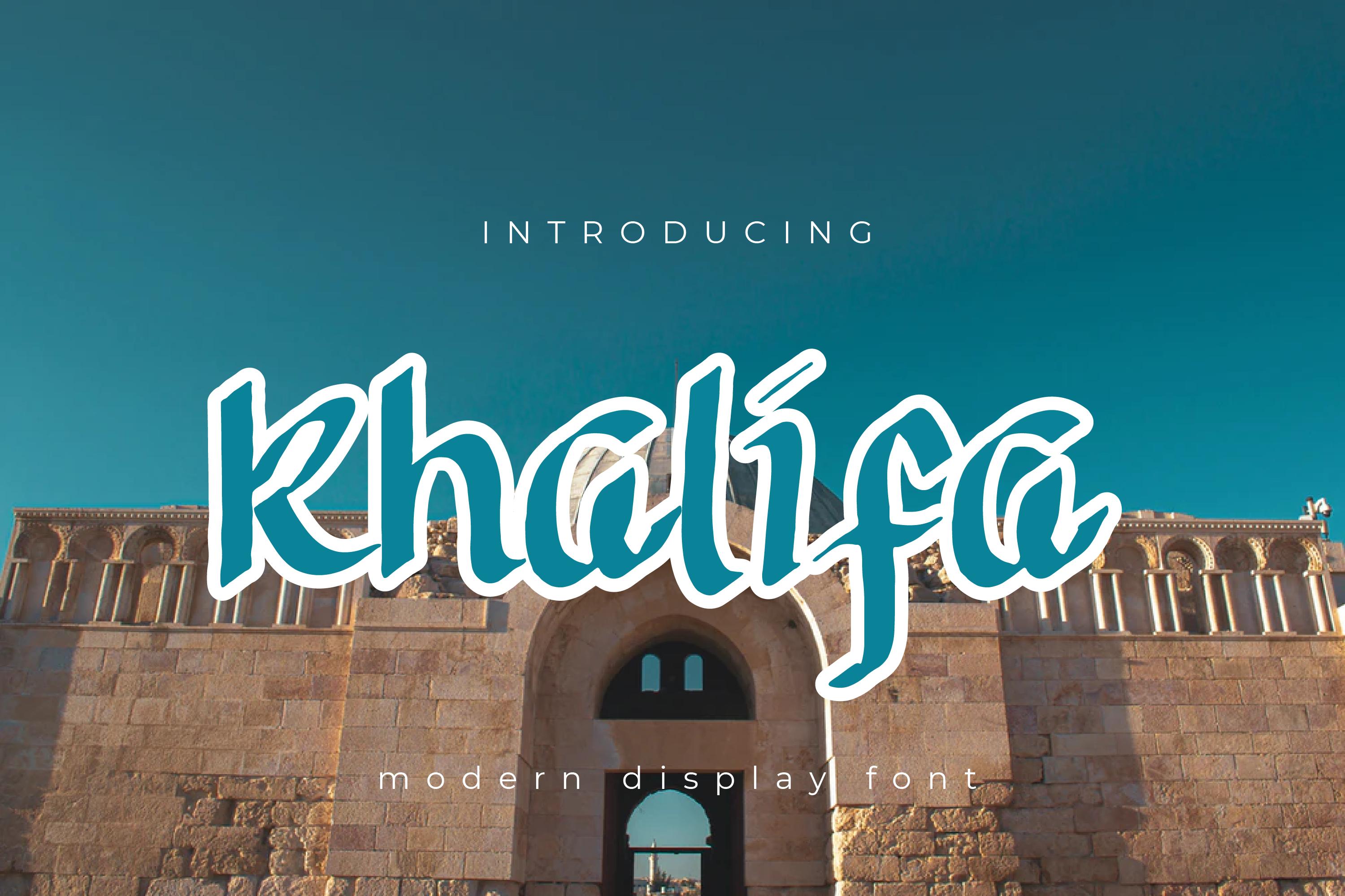 Khalifa Font