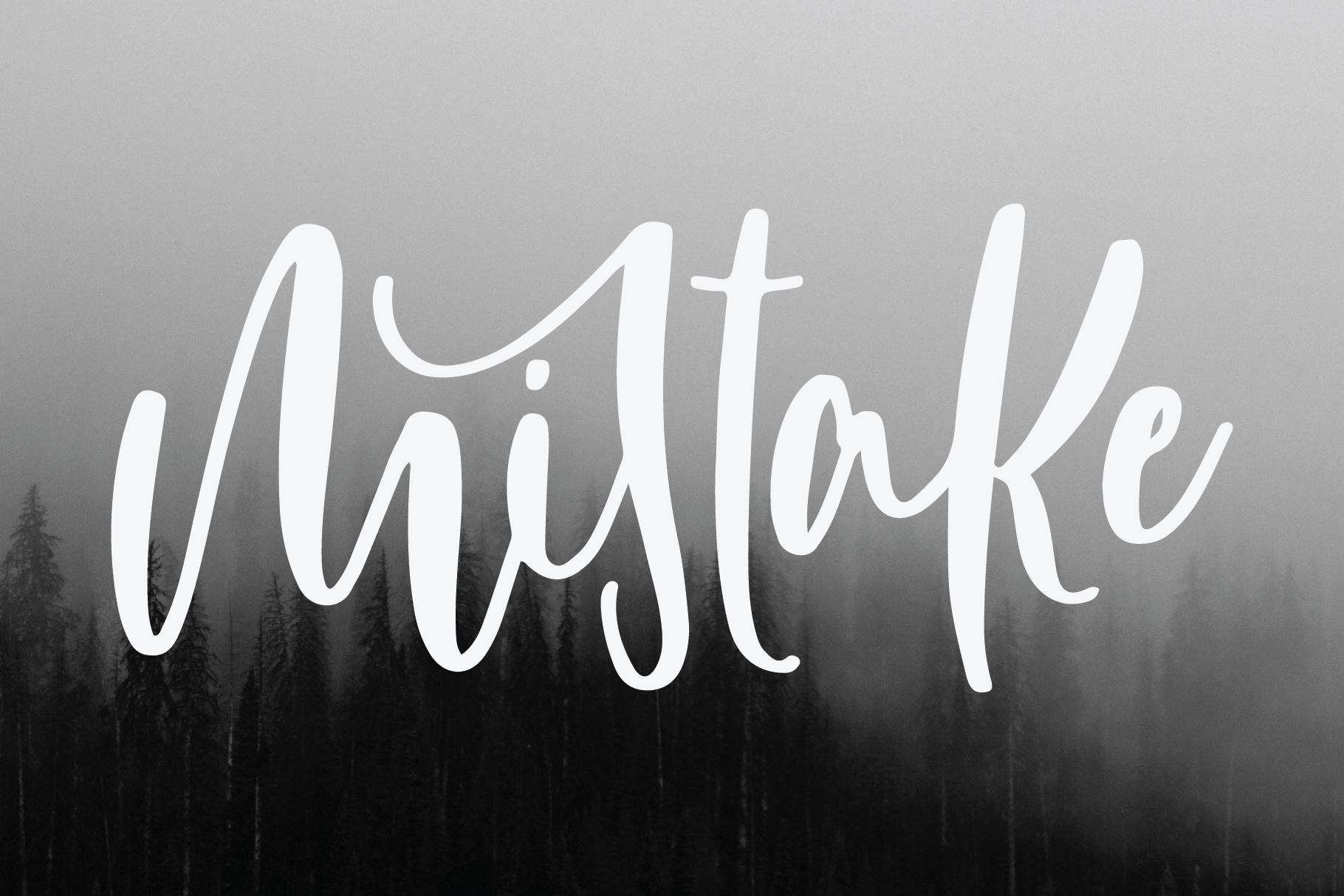 Mistake Font