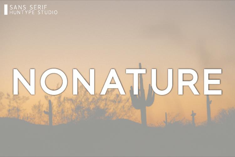 Nonature Font