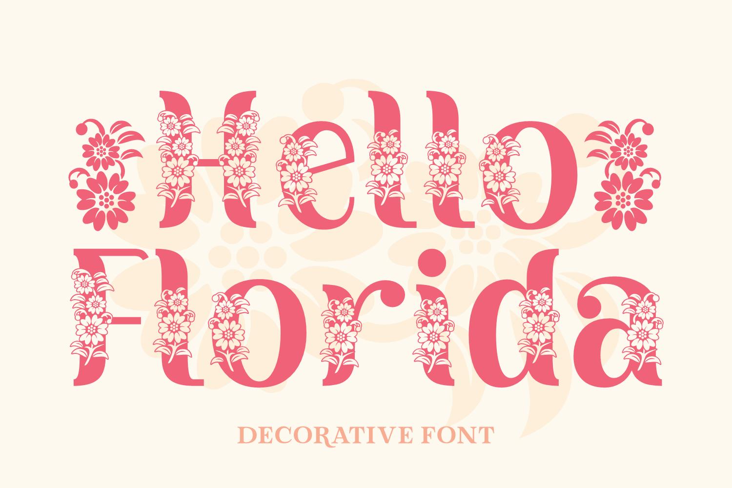 Hello Florida Font