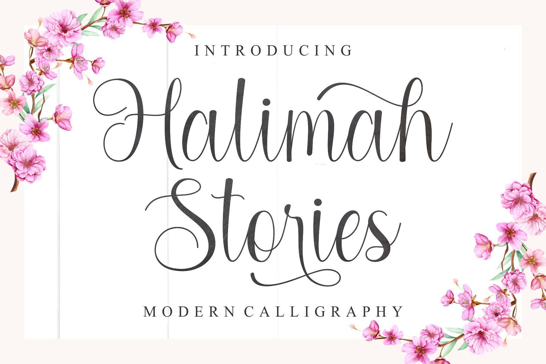 Halimah Stories Font