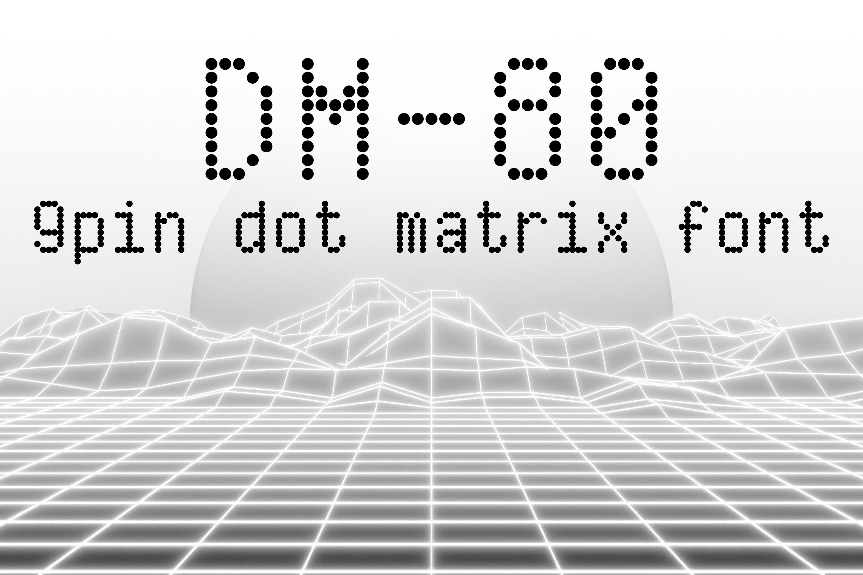 DM-80 Font