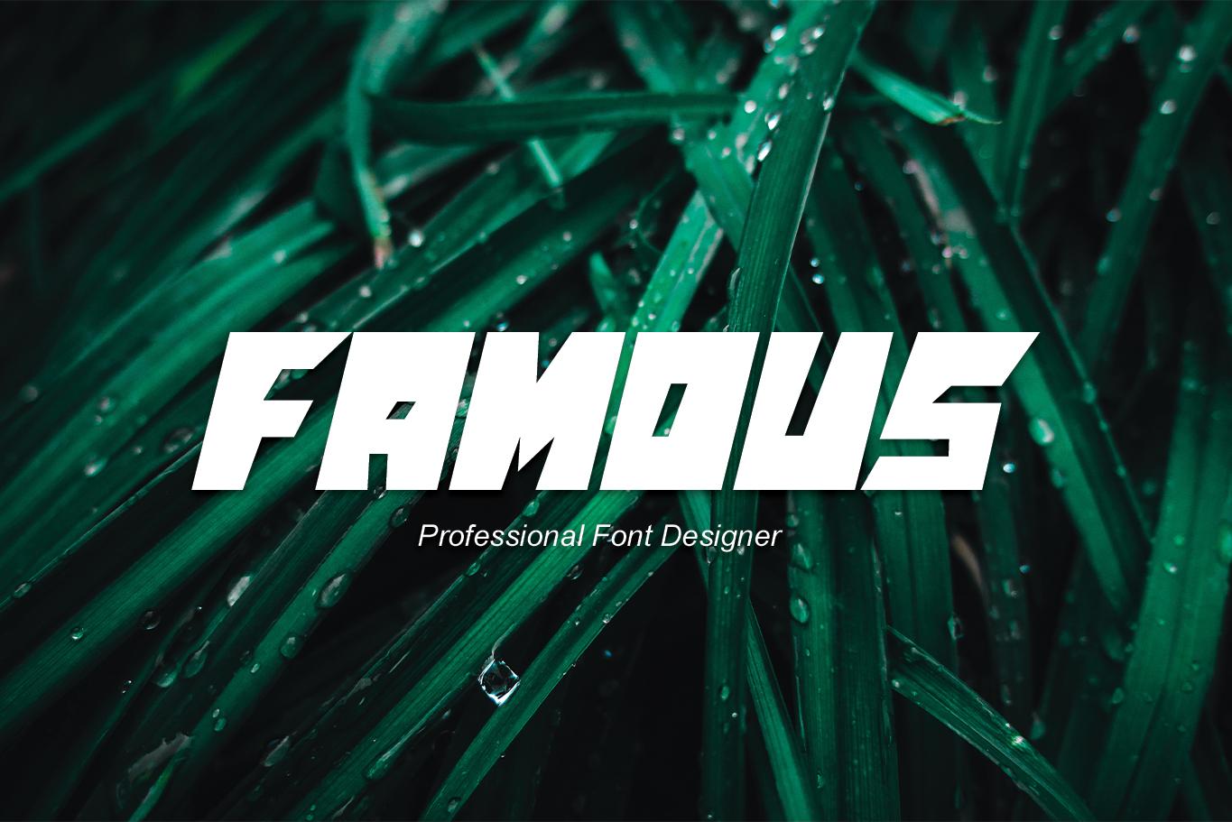 Famous Font