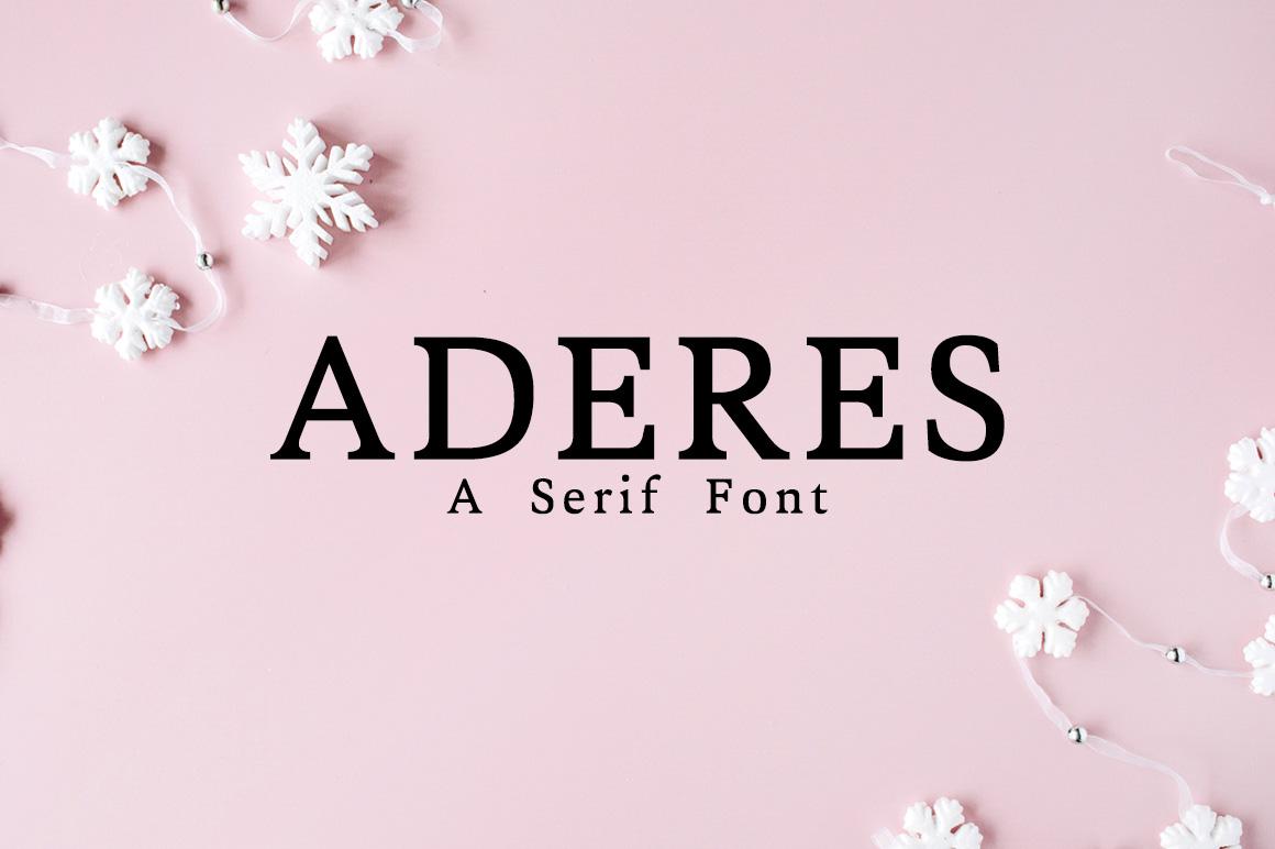 Aderes Font