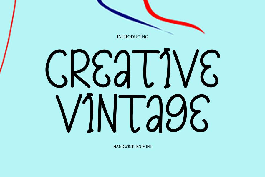 Creative Vintage Font