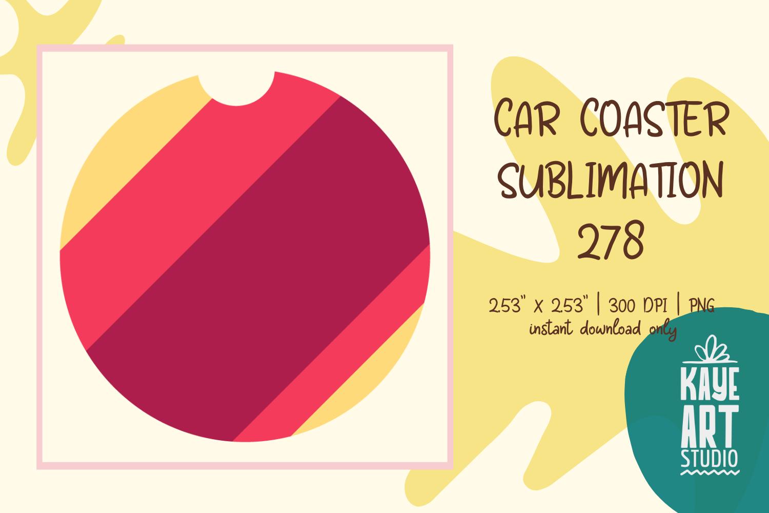 Car Coaster Sublimation PNG 278