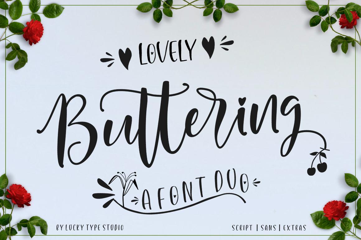 Lovely Buttering Font