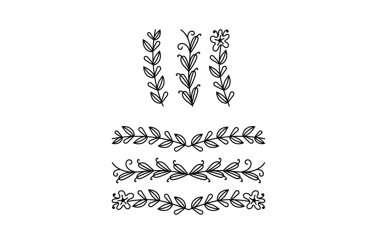 Flower & Text Divider Bundle